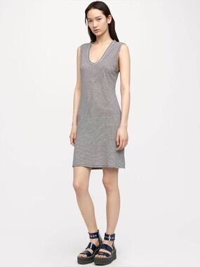 rag & bone Black and White Striped Dress